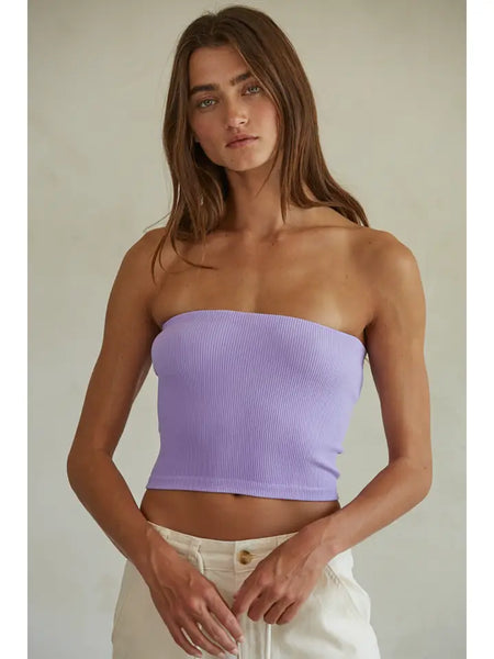 Seamless Ribbed Tube Top