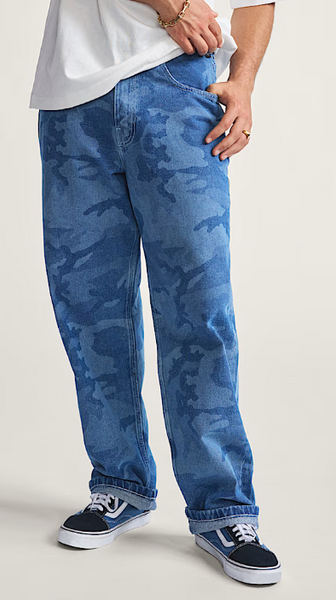 Check-5 Loose Camo Denim