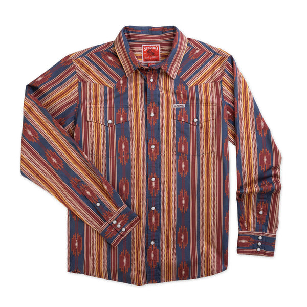 The Wyatt Pearl Snap Serape Shirt