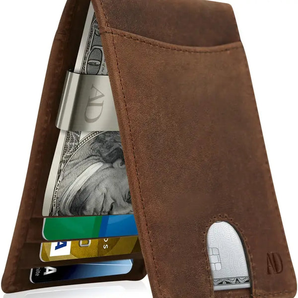 Money Clip Bifold Wallet