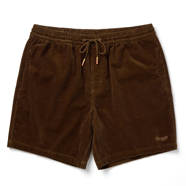 Yuma Cord Short - Tobacco