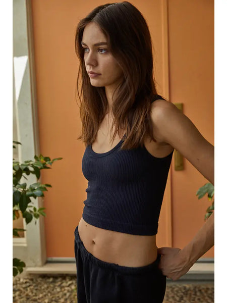 Seamless U Neck Rev Tank Top