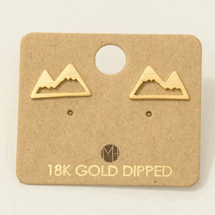 Mountain Cutout Studs
