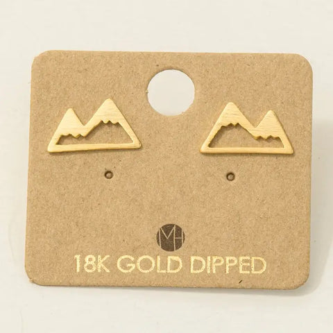 Mountain Cutout Studs