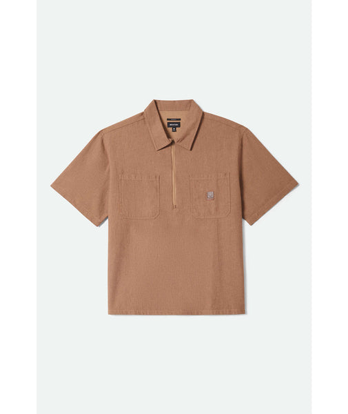 Brakeman Half Zip Short Sleeve Woven Shirt