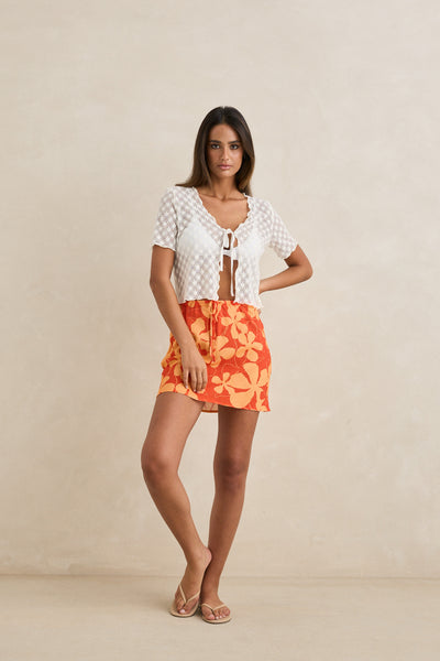 Gigi Lace Short Sleeve Top