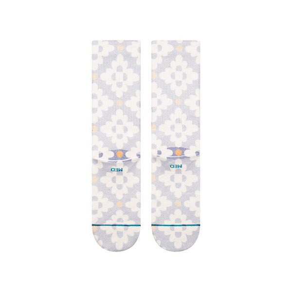 San Lucas Crew Socks - Stone Blue