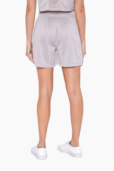 Micro-Perforated Active Shorts with Split Side Hem