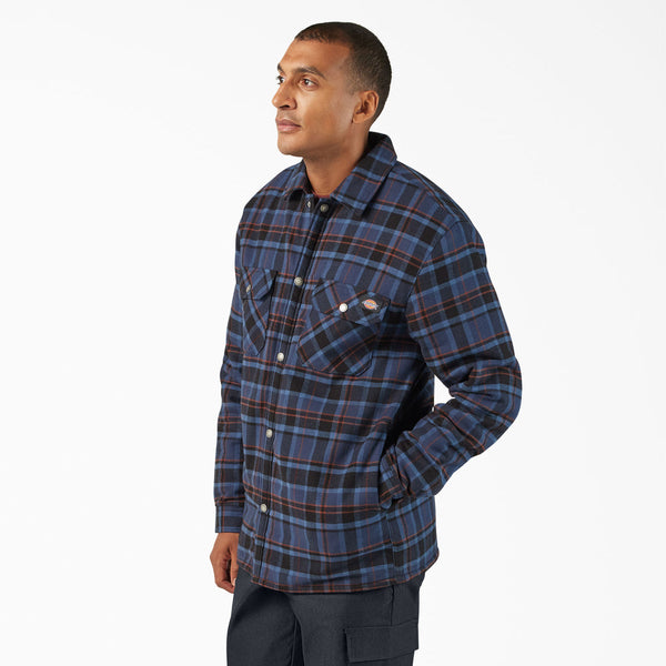 Sherpa Lined Flannel Shirt Jacket