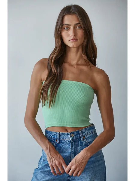 Seamless Ribbed Tube Top