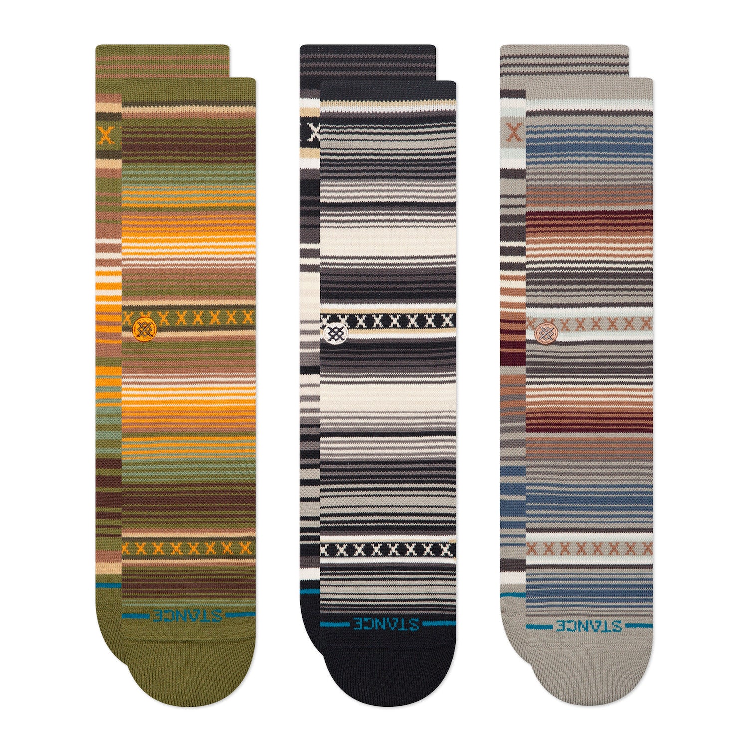 Curren 3 Pack Socks