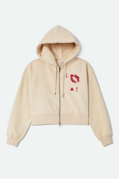 Kissing Hearts Zip Hoodie