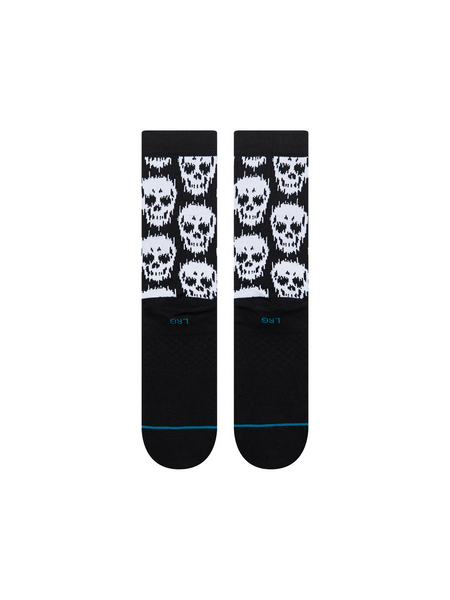 Static Skull Crew Socks