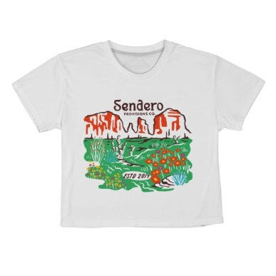 Desert Bloom Crop Tee