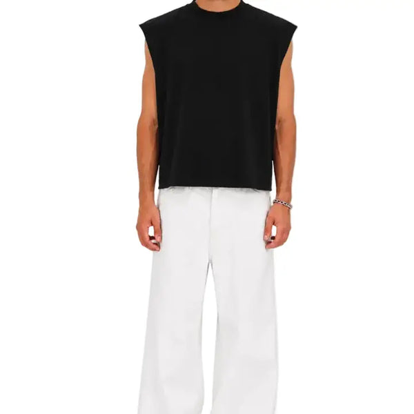 Cropped Muscle Shirt