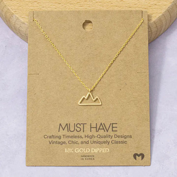Mountain Outline Necklace