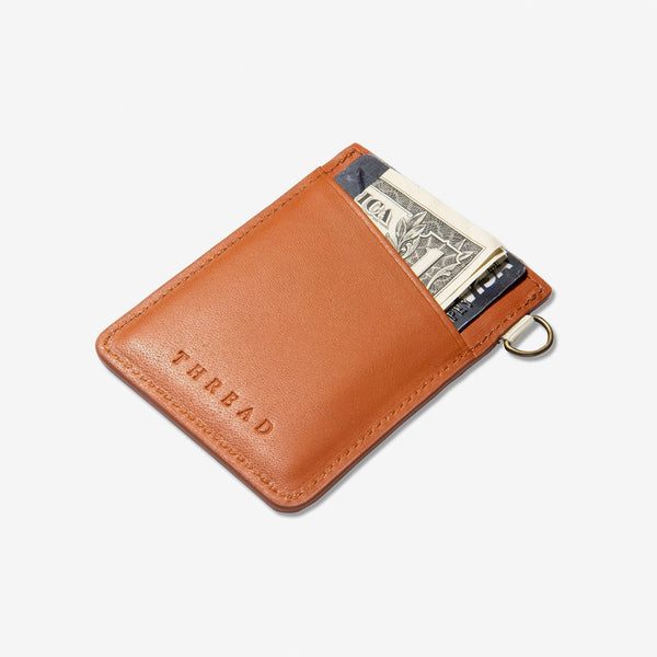 Vertical Leather Wallet