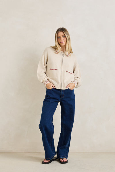 Frankie Dual Zip Cardigan
