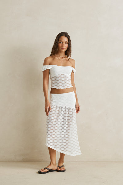 Eve Lace Sweetheart Top