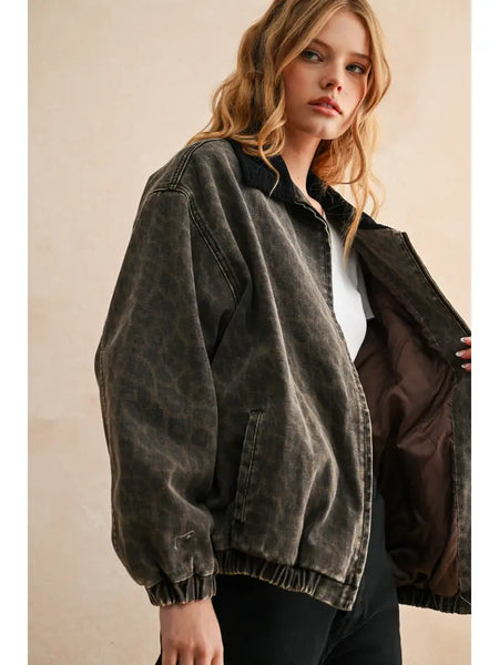 Leopard Print Jacket