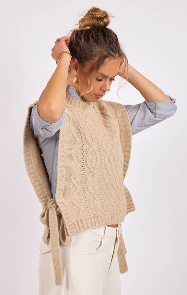 Jovie Tie Sweater Vest
