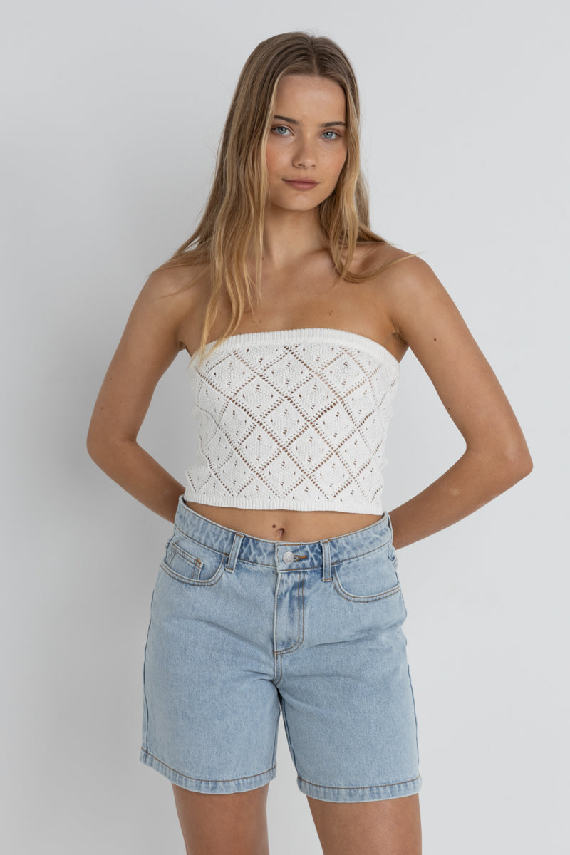 Islander Knit Top - White