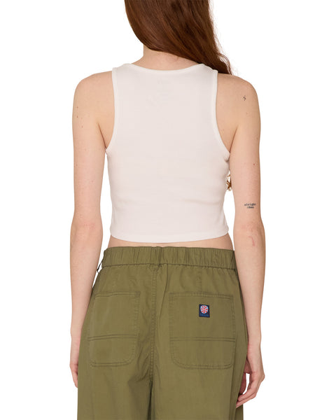 Obey Shell Angel Megan Tank - White