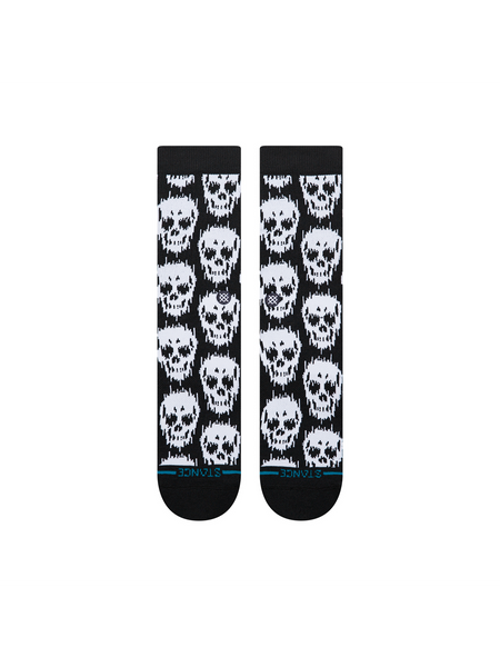 Static Skull Crew Socks