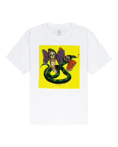 Element Hirotton Snake T-Shirt - Optic White