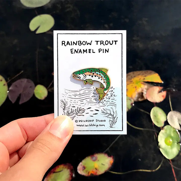 Rainbow Trout Enamel Pin