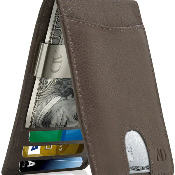 Money Clip Bifold Wallet