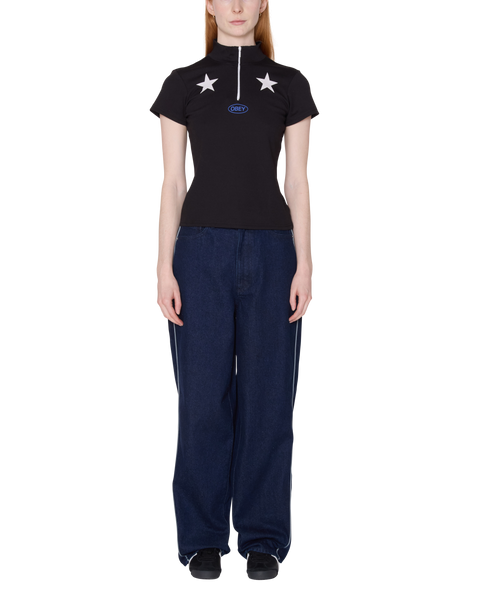 Relay Mock Neck Short Sleeve