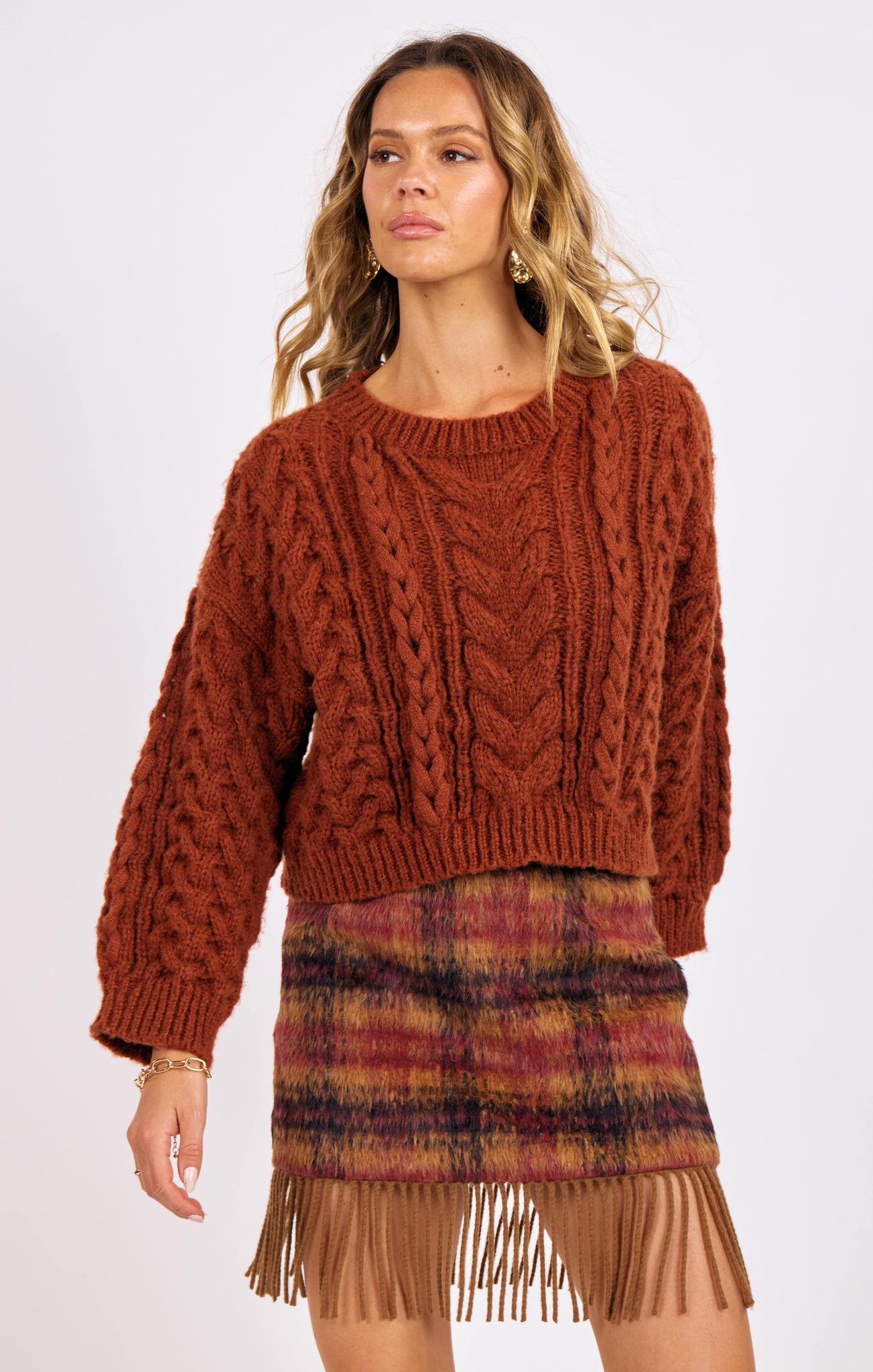 Louisa Cable Knit Sweater