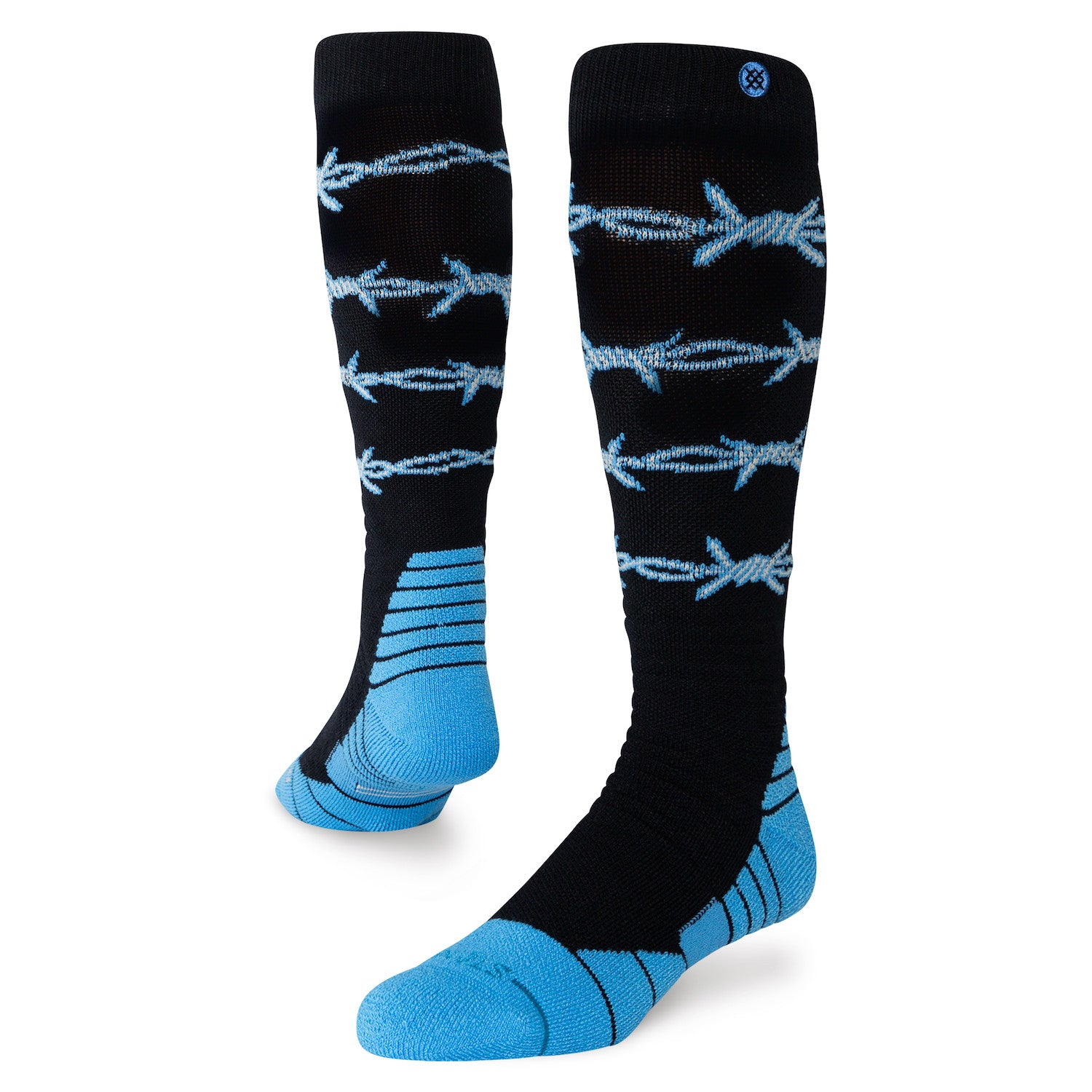 Barbed Wire Mid Poly Snow Socks