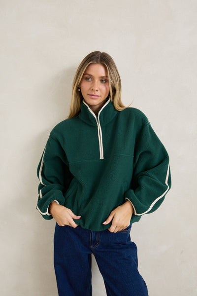 Camp Half Zip Sherpa Pullover Fleece