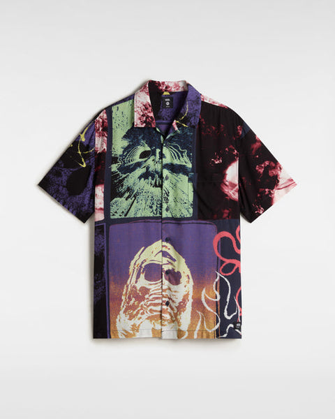 Prospect Collage Short Sleeve Woven Shirt - Parisian Night