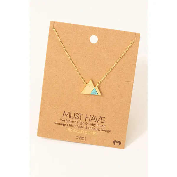 Stone Mountain Pendant Necklace
