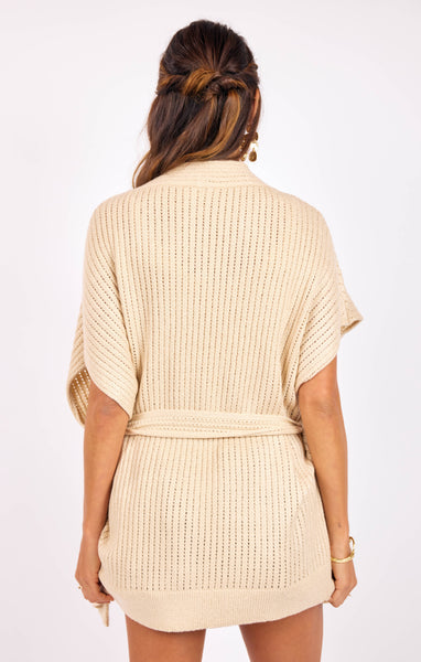 Easygoing Belted Cardigan Sweater