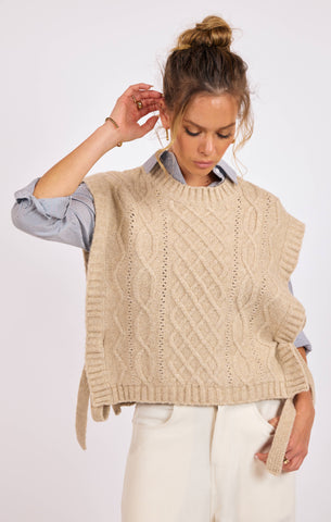 Jovie Tie Sweater Vest