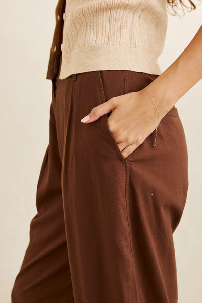 Venice Tailored Linen Pants