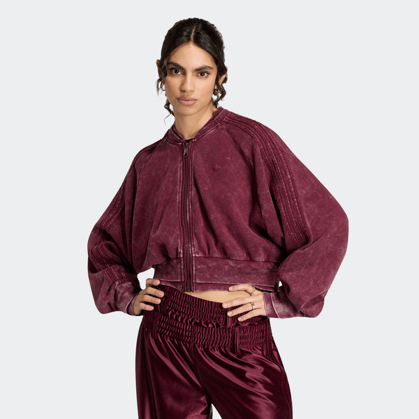 SST Double Layered Cropped Track Top