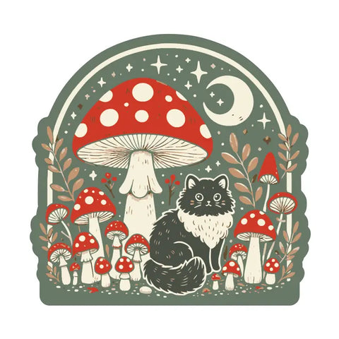 Moon Mushroom Kitty