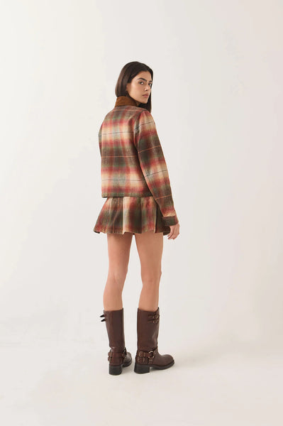 Pleated Mini Skirt