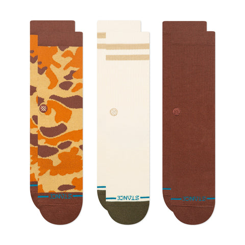 Camo Crew 3 Pack Socks