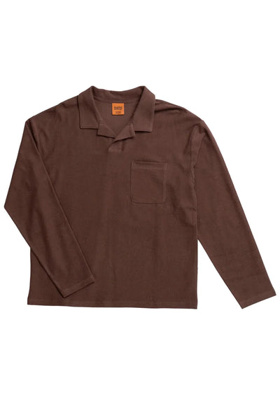 Vintage Terry Long Sleeve Polo