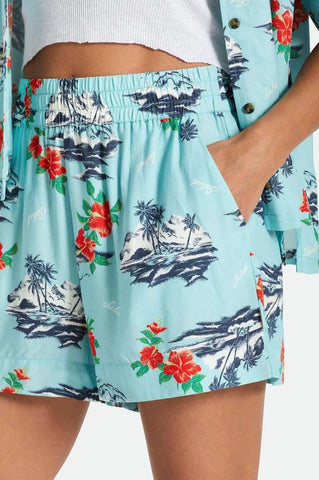 Brixton Paradice Short - Canal Blue