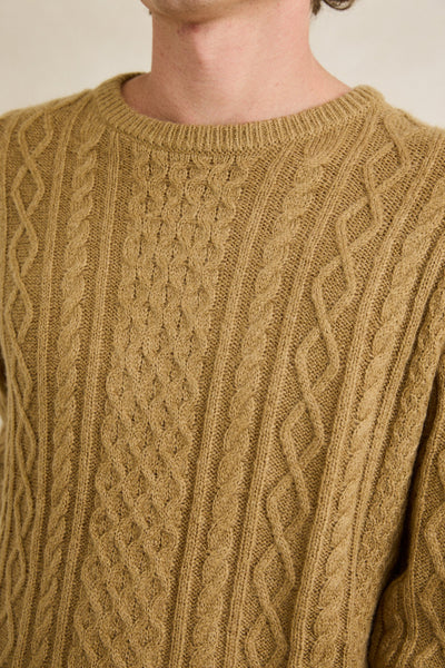 Mohair Fisherman's Knit Sweater