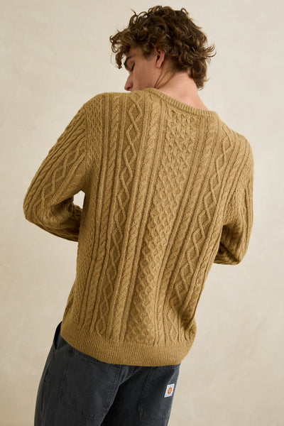 Mohair Fisherman's Knit Sweater