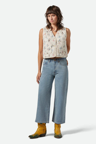 Margo Cropped Pant - Light Indigo