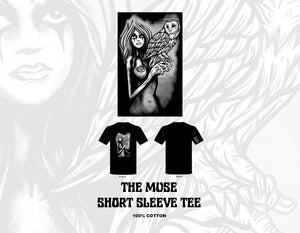 1910 The Muse S/S Tee - Black